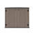 Outdoor 4 ft. 2 in. W x 2 ft. 5 in. D Weather-Resistant Plastic  Horizontal Storage Shed-73820086