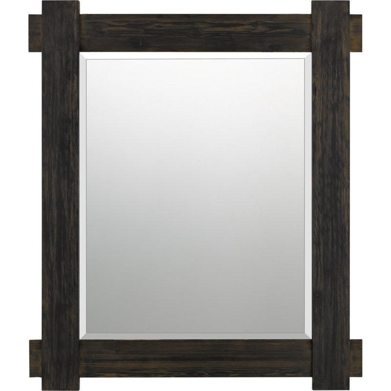 Thomasson Wood Flat Wall Mirror