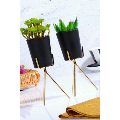 Ensemble de 2 porte-verres de 3,1 po avec bougie inclus
