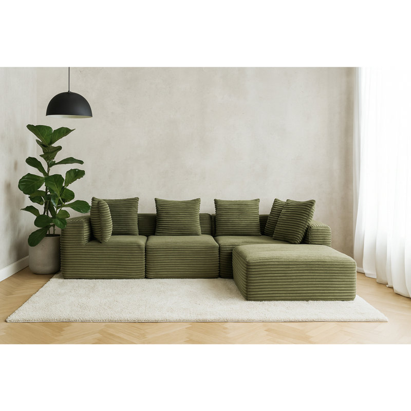 Compressed Sofa:Magic Cube Sofa, Green