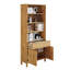 Eftalia 82cm W Solid Wood Height -Adjustable Shelving Unit-108516050
