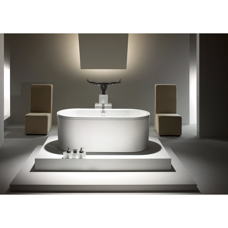 Baignoire de trempage autoportante 67 po. X 30 po. Centro Duo