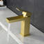 Robinet de salle de bain doré, robinet de salle de bain or brossé pour lavabo de salle de bain, robinet de salle de bain monotrou doré