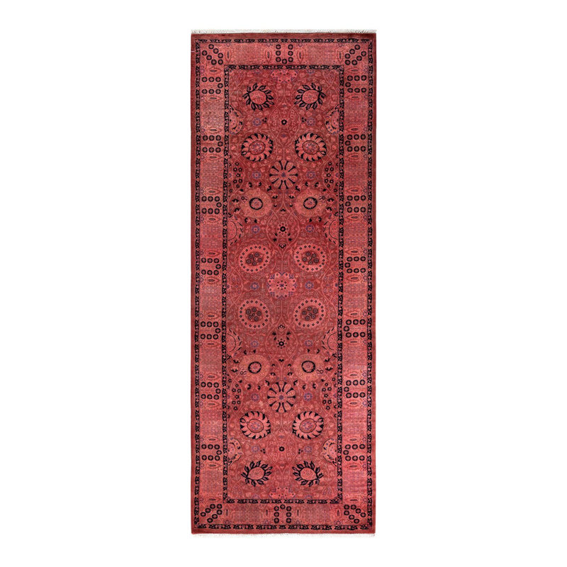 Cynthiaann One-of-a-Kind 3'3" X 9'1" Hand Knotted Area Rug