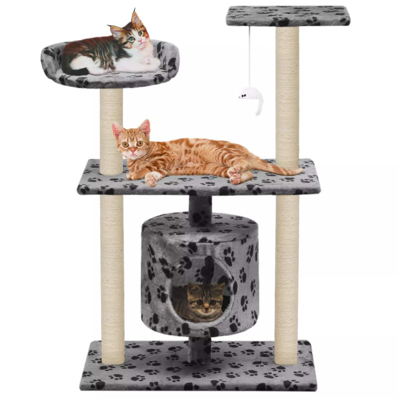 Alyson 95cm H Cat Tree, Grey