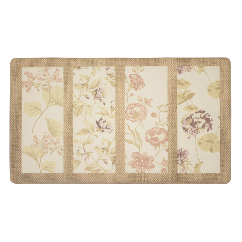 Tapis de cuisine fleur graines