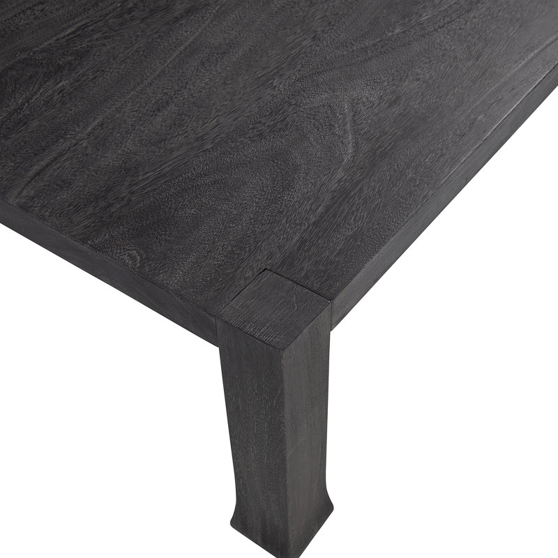 Transitional Berkely Black Rectangular Coffee Table with Storage