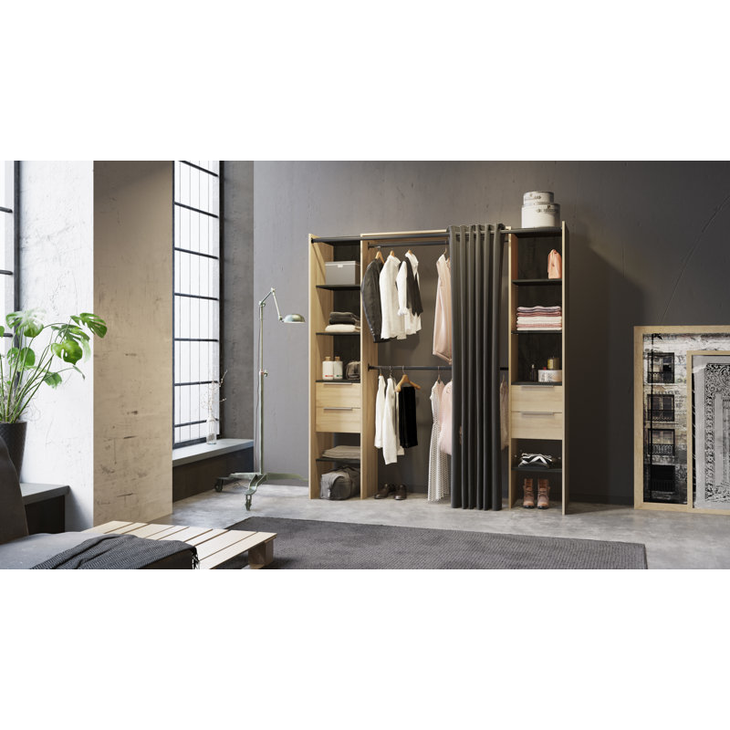 Spinney 126cm - 190cm Closet System