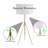 58" - 72"H Adjustable Tripod Floor W/ KD Shade (1PCS/CTN)   (1.78/9.9)