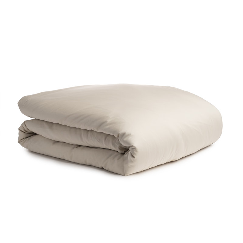 Rayon From Bamboo-Cotton Bedding Modern & Contemporary Rayon Duvet Cover, Queen, Bisque
