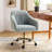 Adan Modern Velvet Task Chair with Wood Frame and Back-1441039674