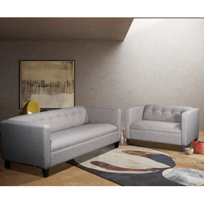 Gunbiorgh 2 Piece Foam Living Room Set by Latitude Run