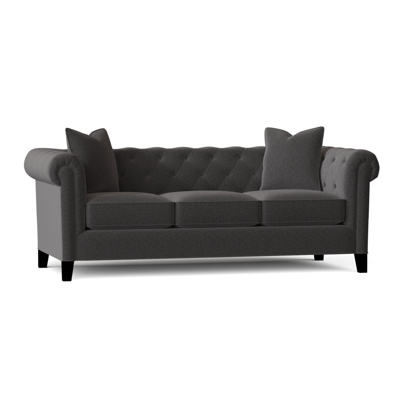 Caspar 82'' Upholstered Sofa, Thrillist Denim Sustain®