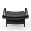 Fauteuil en osier avec accoudoirs Salem