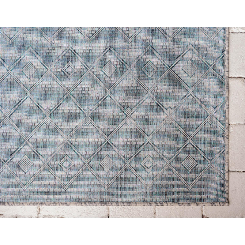 Kailani Geometric Indoor / Outdoor Rug, Rectangle 4'1" x 6'1"