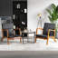 Ensemble de 2 fauteuils d'appoint Mid-Century Coffee