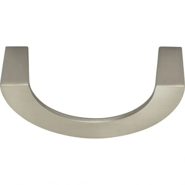 Roundabout 3" Center to Center Drop handle, Brushed Nickel, 3