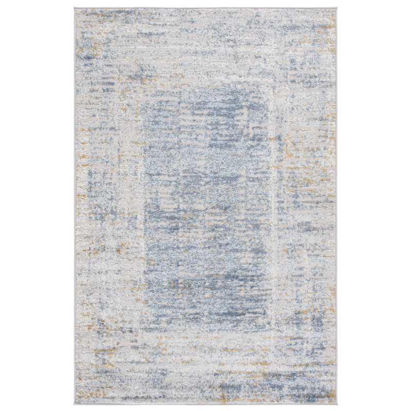 Palma Performance Abstract Rug, Rectangle 4' x 6'