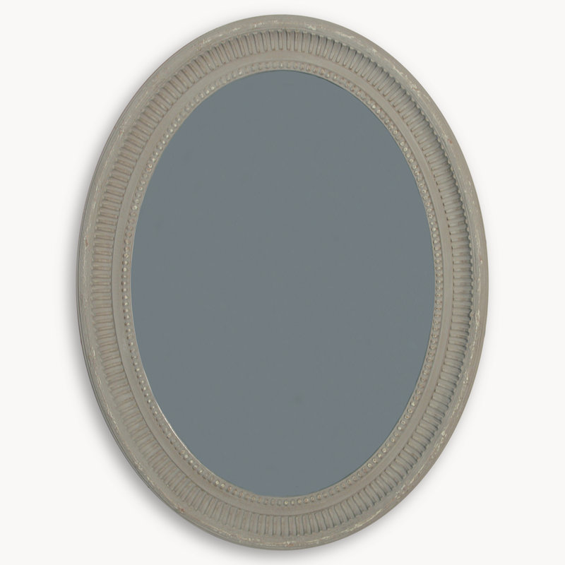 Algrange Wood Wall Mirror with Shelves