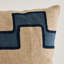 Dixon Embroidered Print Pillow