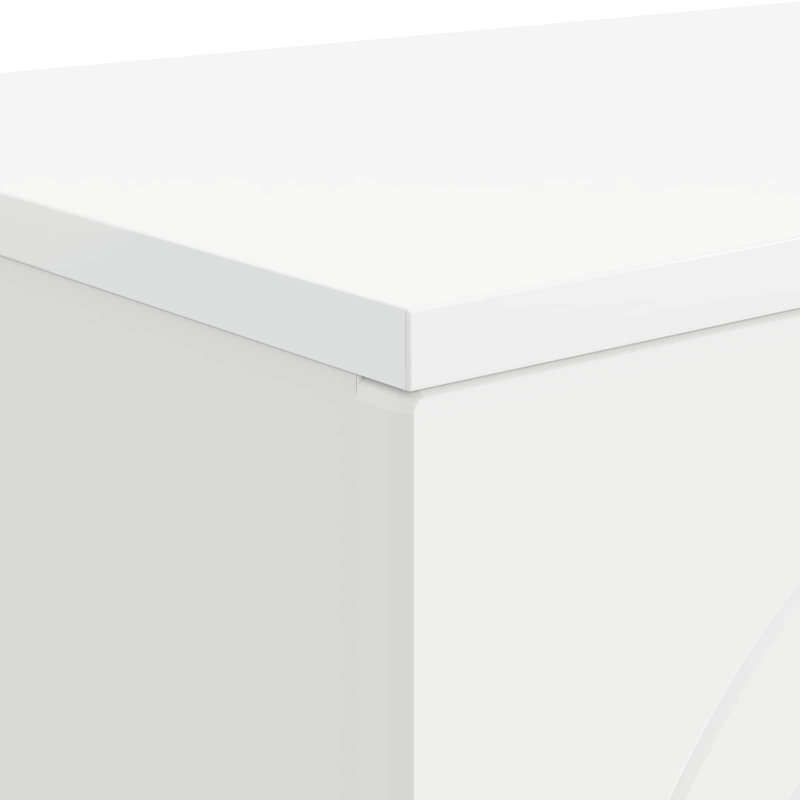 Coffee Table, 75cm H x 102cm L x 35cm W, White