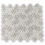 9 in. x 11 in. Novelty Honed Marble Tile