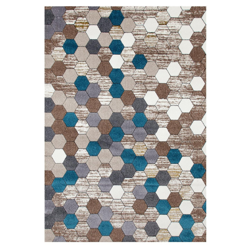 Artimacormick Geometric Indoor Rug, Rectangle 9' x 12'6