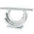 Calderwood Contemporary Glass Abstract Console Table