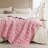 Comfortable Ruched Fur Throw-116373627
