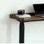 Electric Height Adjustable Overbed/Sofa Desk with Wheels & Solid Wood Top-1476190851