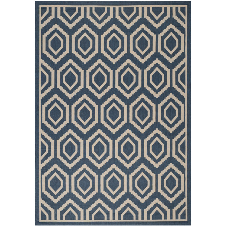 Deedrick Performance Geometric Indoor/Outdoor Area Rug