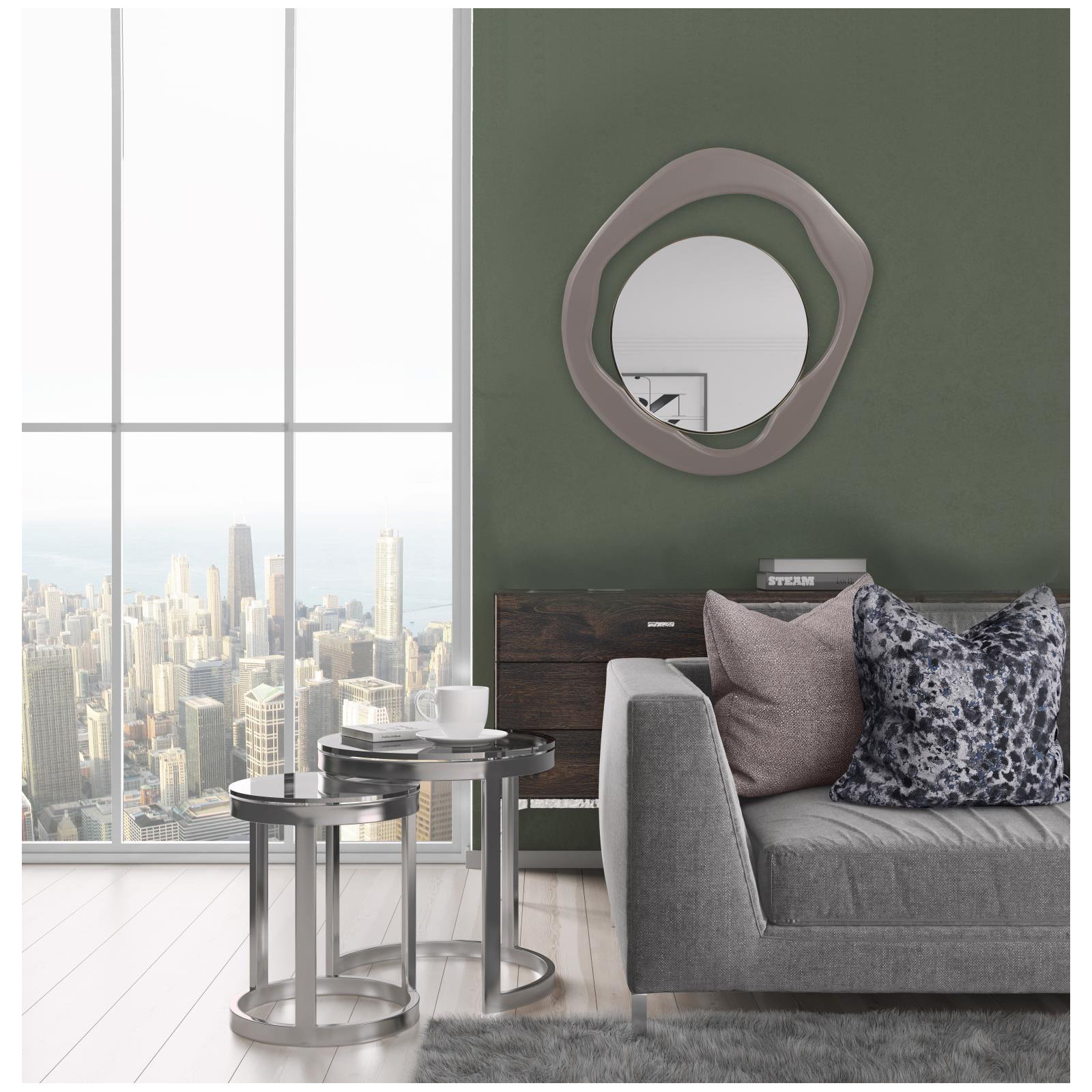 Cata Free Form Wall Mirror