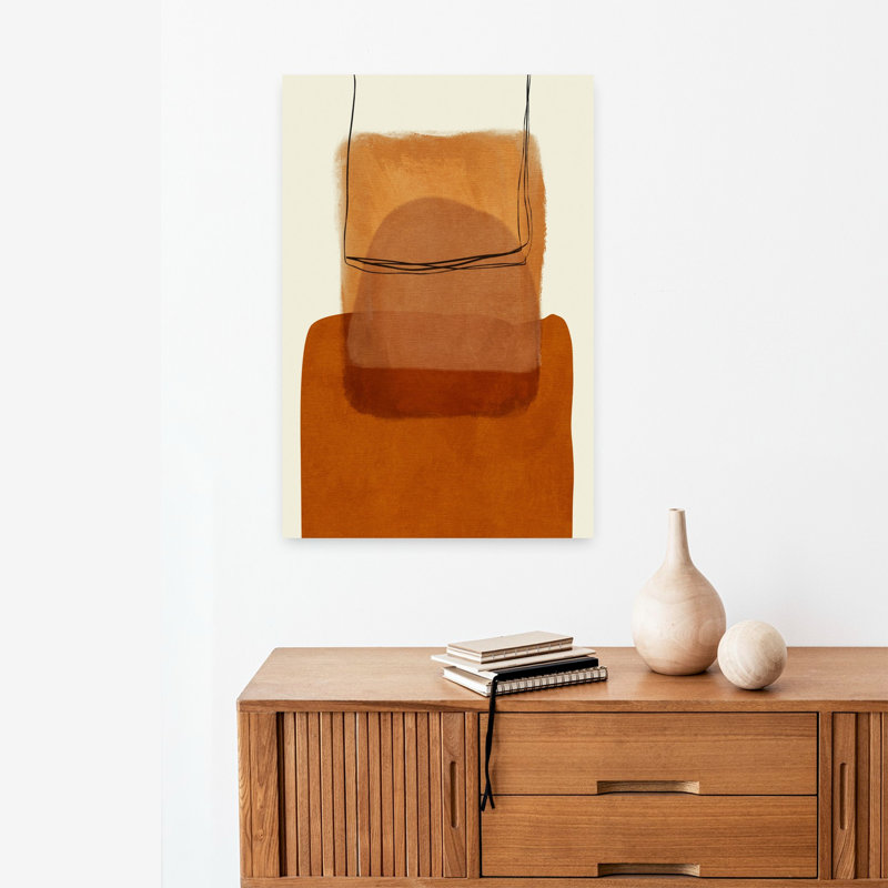 Art contemporain, art contemporain abstrait, H 24 po x l 16 po