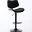 Tabouret pivotant à hauteur de comptoir Rosanne-121107399