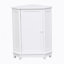Armoire de salle de bain, armoire de rangement de coin triangulaire avec tablette réglable-944394638-944394635