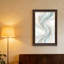 Toile abstraite sarcelle et or-1313484059