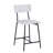 Badin Wood And Metal Modern Counter Stool