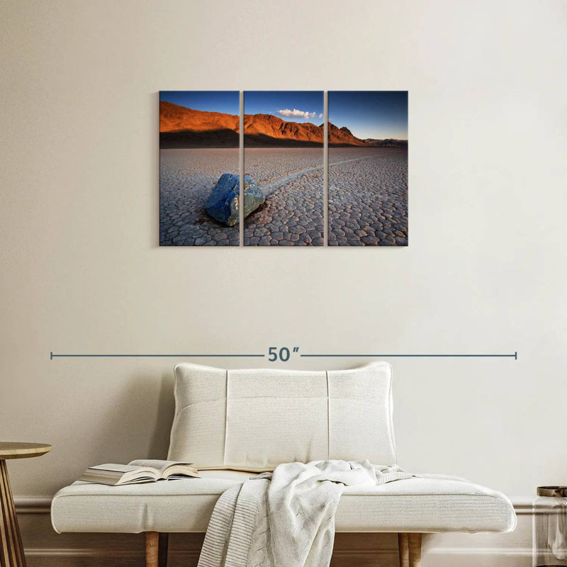 Alvord Death Valley's The Racetrack, 20" H x 33" W