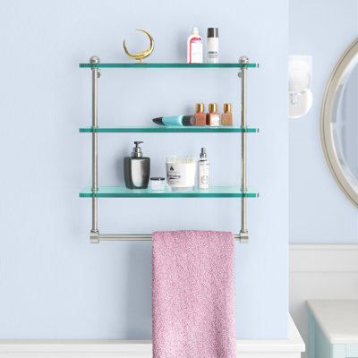 Tablette à 3 niveaux avec barre à serviettes Gober