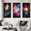 «Galaxy Celestial Fireworks», 3 pièces sur toile-1542124086-1542124085