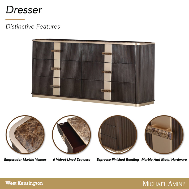 West Kensington Dresser - Sea Salt Caramel, Brown
