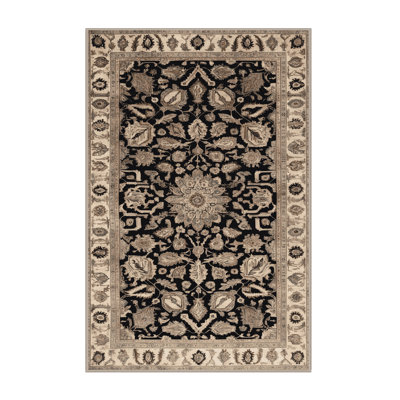 Machine Washable Persian Beige Area Rug