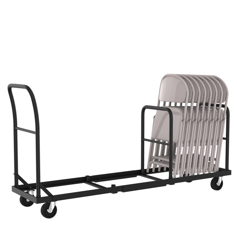 Chariot pliant avec rangement vertical Regency - capacité de 35 chaises