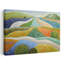 «Vibrant Flower Fields Abstract Colorful Rustic Landscape Mountain», art mural-2114657933