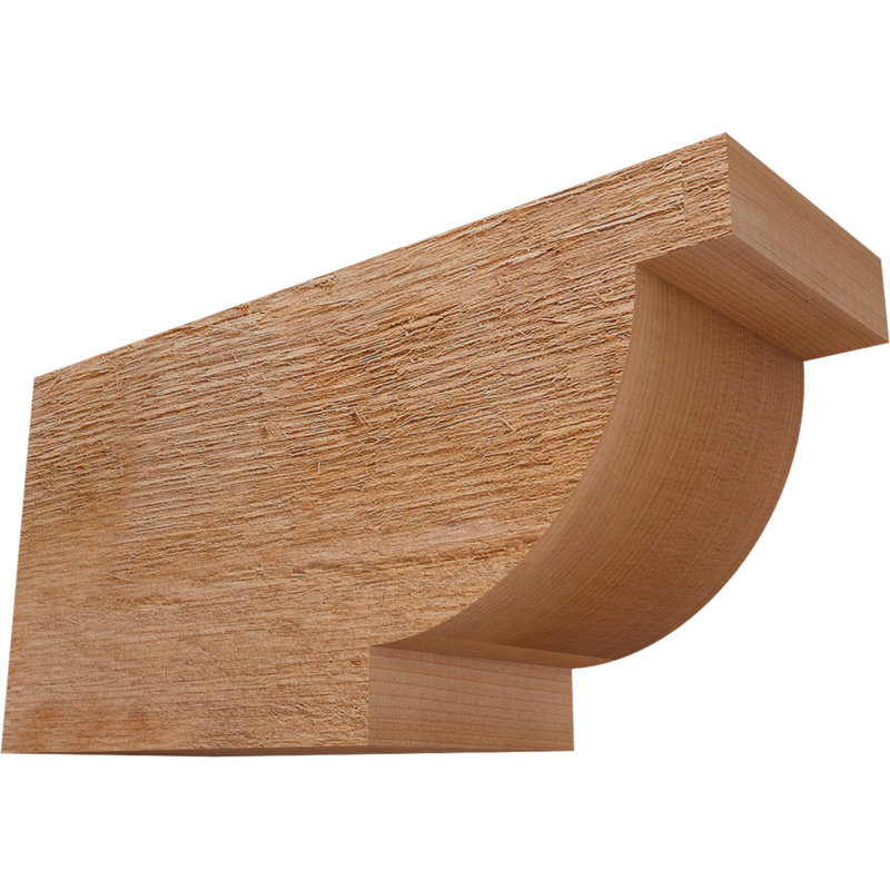 Alpine Rough Sawn, Cèdre rouge, H 6 po x l 12 po x P 4 po