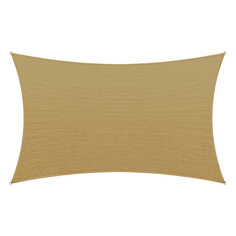 Voile d'ombrage Amgo, Beige sable, 8 pi x 16 pi