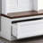 Retro Farmhouse-Style Entryway Storage Rack, Multi-Functional Coat Rack With Storage Drawers, Suitable For Hallways, Living Rooms, And Entryways.-1583546322