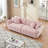 " modern 3-seater flannelette sofa | spring-wrapped cushions | stylish metal feet | 4 throw pillows | living room & bedroom-1476217121