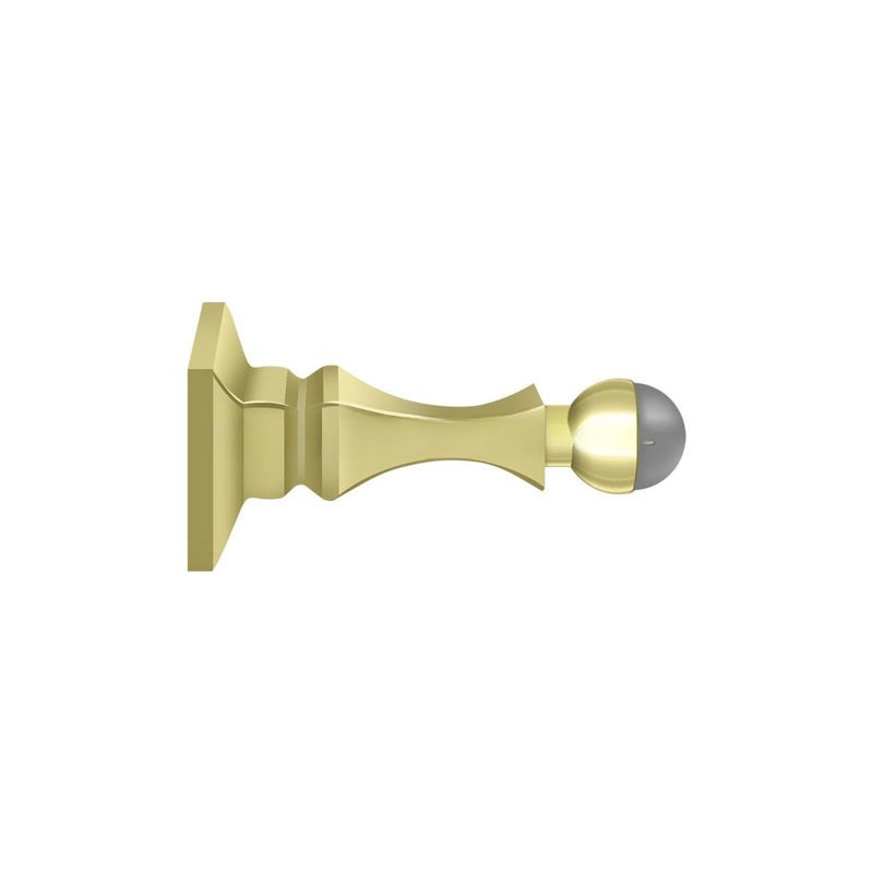 Kick Stop, Polished Brass