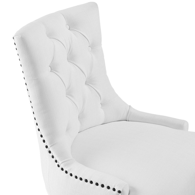 Chaise de bureau Regent, Blanc, Noir